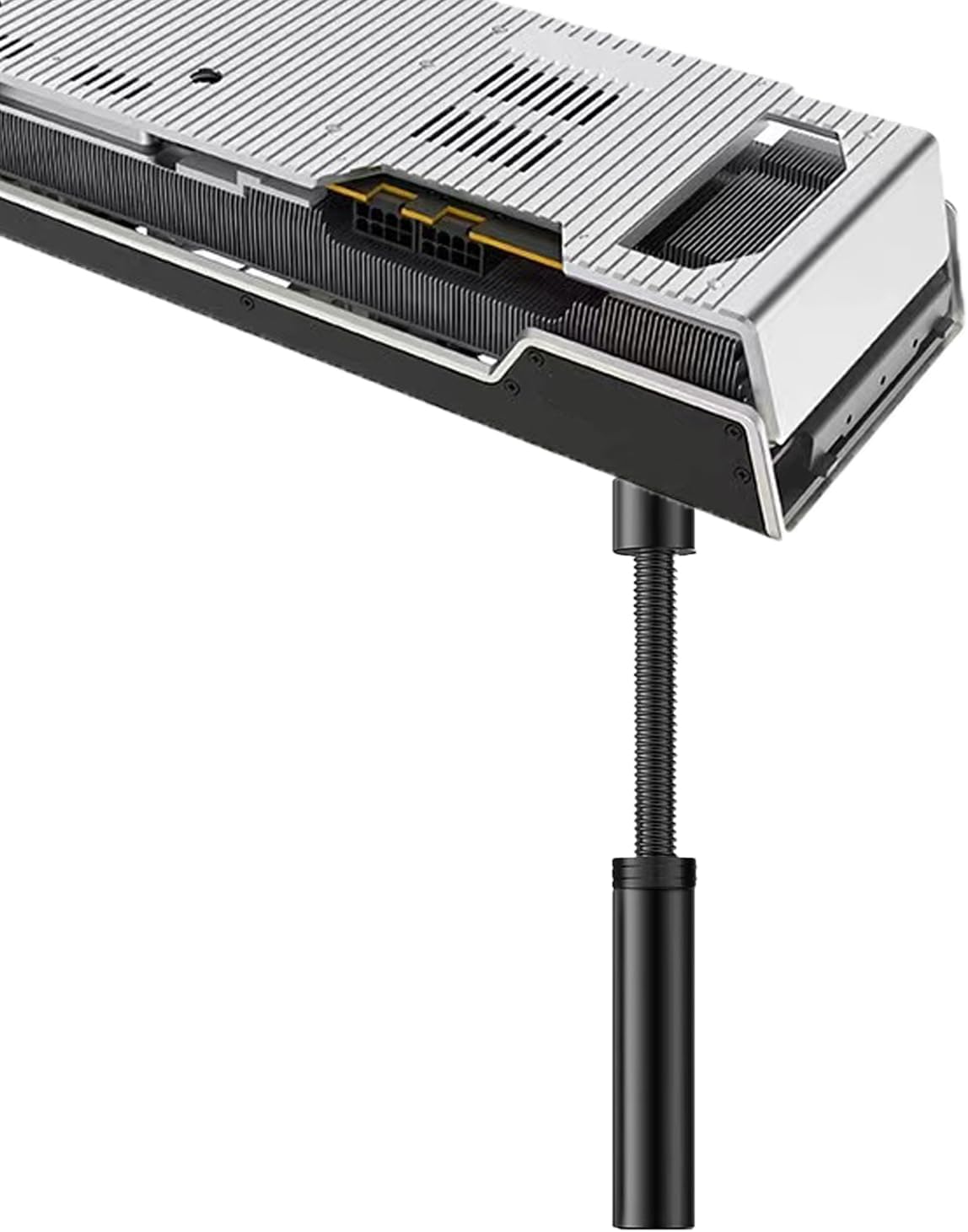 Graphics Card sag Bracket Bracket, Graphics Card GPU Bracket Support, GPU Bracket, Adjustable GPU Bracket, Black (L( Fit for 2.91- 4.72 inches))