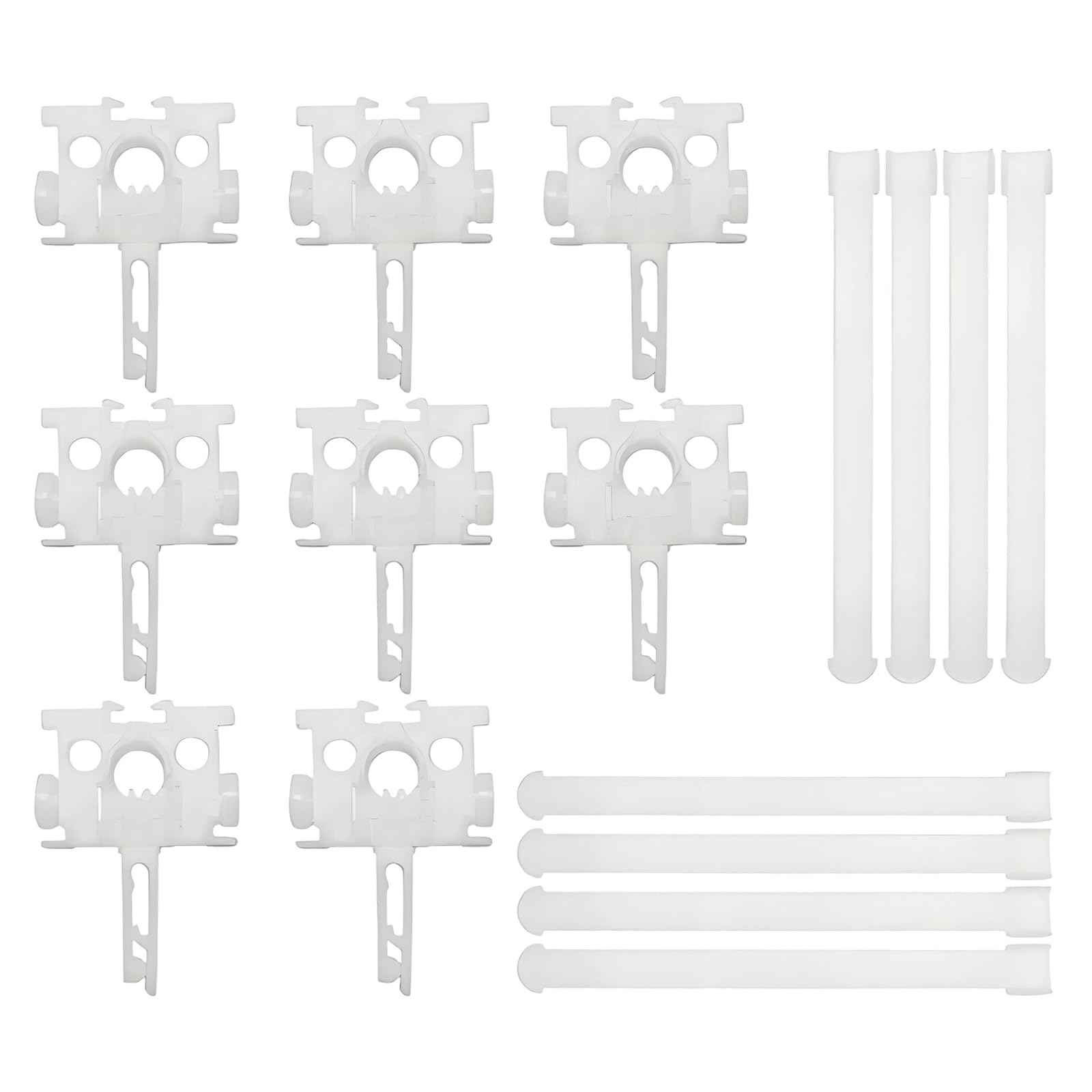 Hredyqw Vertical Blind Repair Carriers with Stems Repair Tabs Vertical Blinds Repairs Set White Verticals Blind