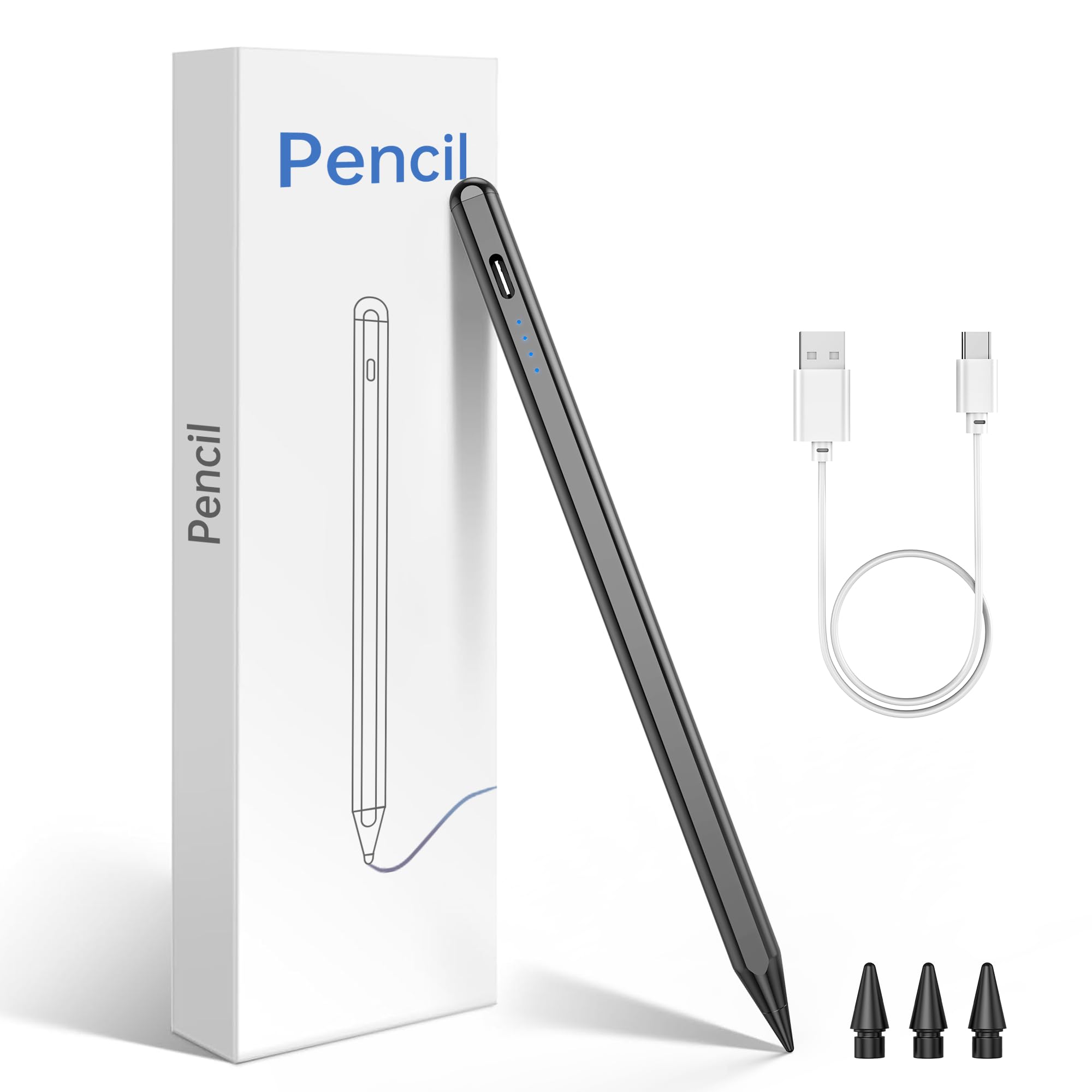 Cordv for Apple Pencil (2018-2026),Stylus Pen for ipad with Palm