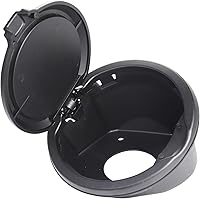 Vista 3 de JeCar Cubierta de tanque de gasolina de aleación de aluminio, cubierta de puerta de llenado de combustible compatible con Jeep Wrangler 2018-2024 JL