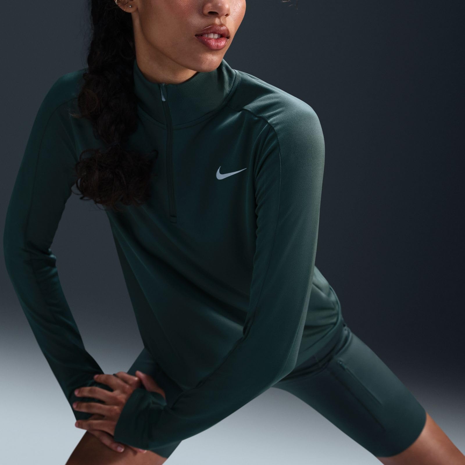 Nike Damen Nike Dri-fit Pacer Damen-Pullover mit Viertelreißverschluss Long Sleeve Top