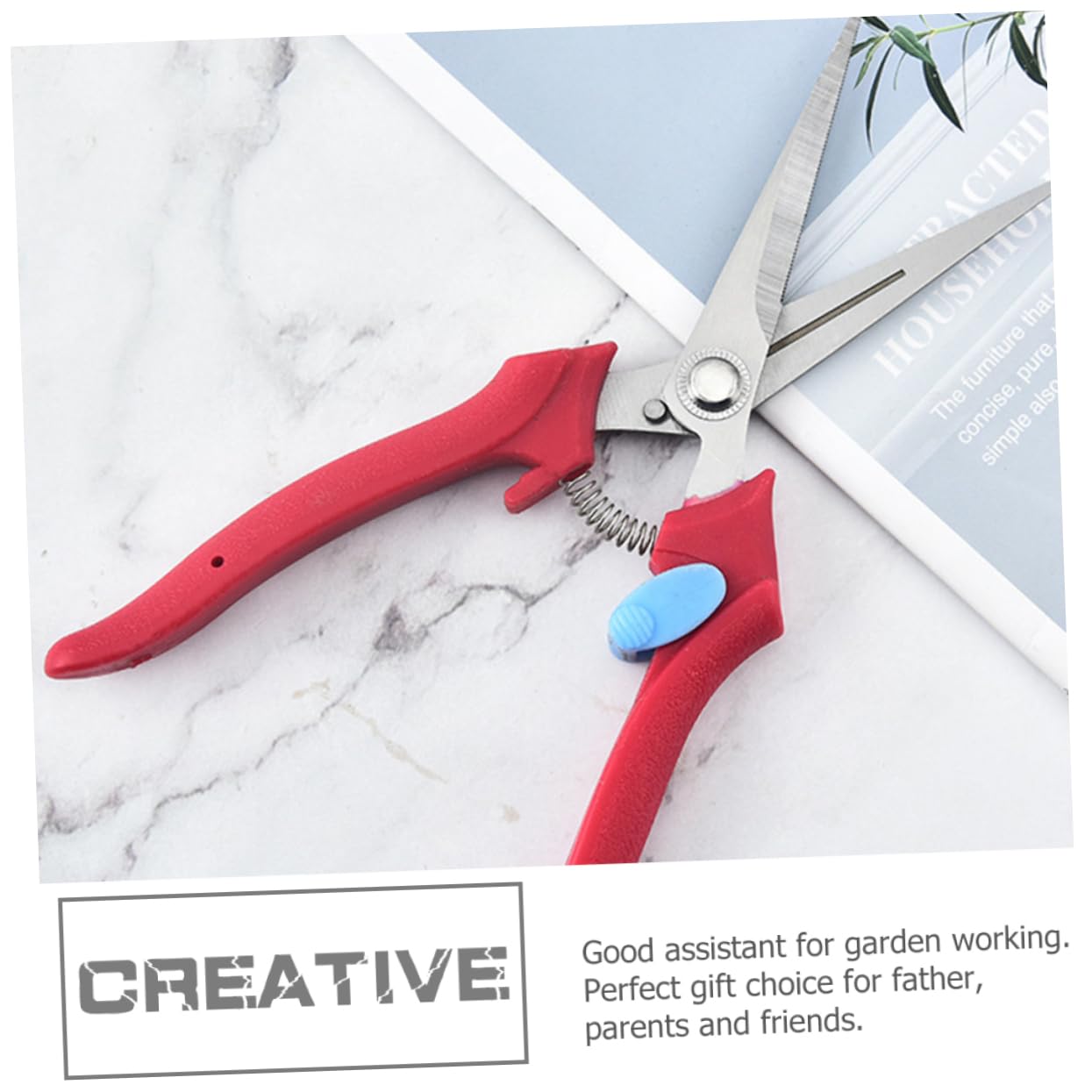 Mipcase 3pezzi Forbici Da Giardinaggio Ergonomiche Per Potatura Cesoie Multi-funzione Per Rami e Fiori Blades Inossidabile Per Uso Duraturo Strumento Per Giardinaggio e Del