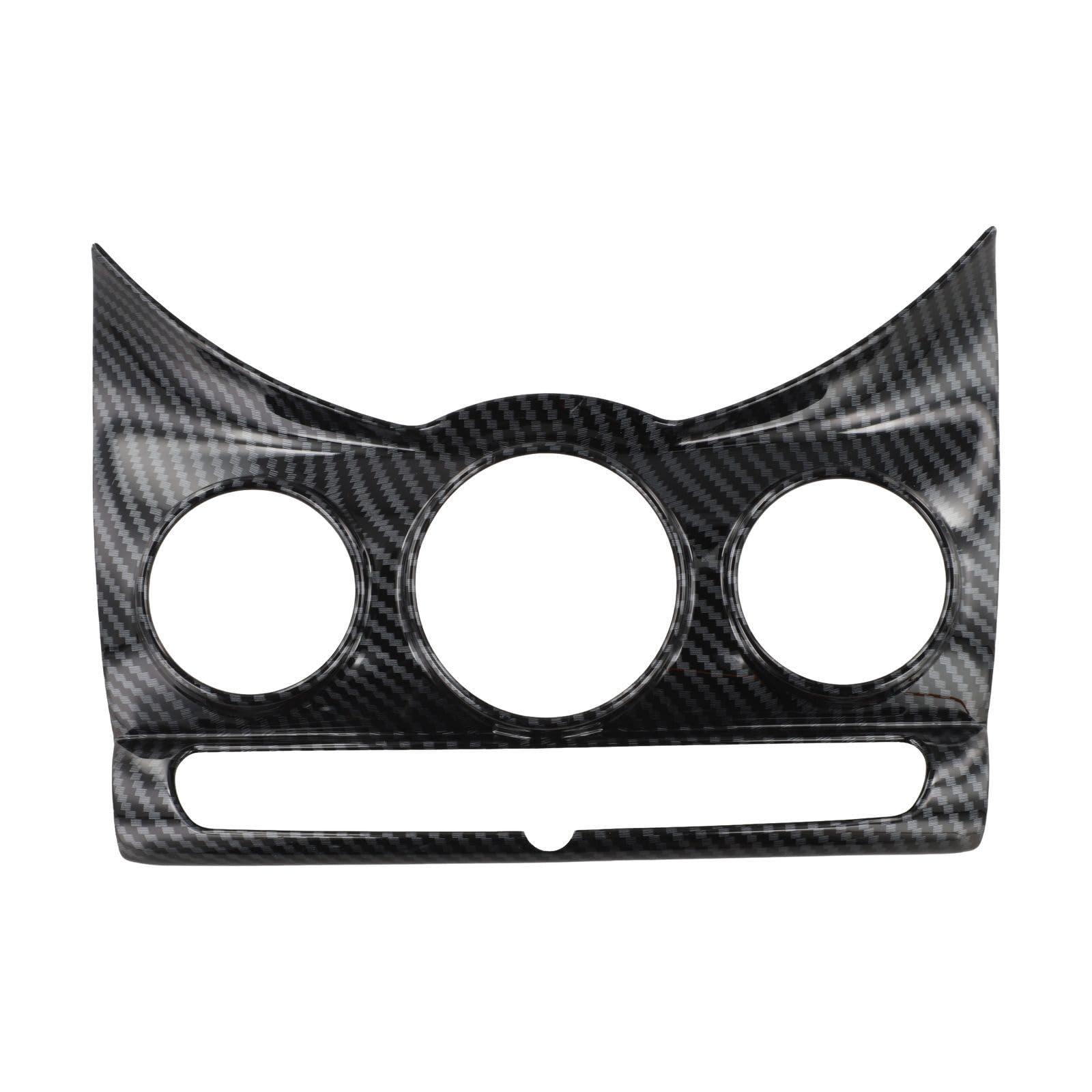 Coque de console centrale en fibre de carbone pour MINI Cooper S JCW F55 F56 2014-2023, garniture intérieure en ABS pour tableau de bord