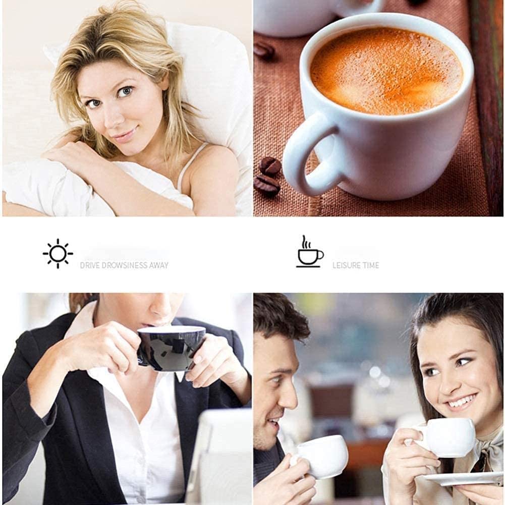 Macchina per caffè con Filtro, caffettiera a Goccia con Serbatoio dell'Acqua in Vetro da 600 ml, Funzione, Funzione di Riscaldamento Automatico, Risparmio energetico da 6