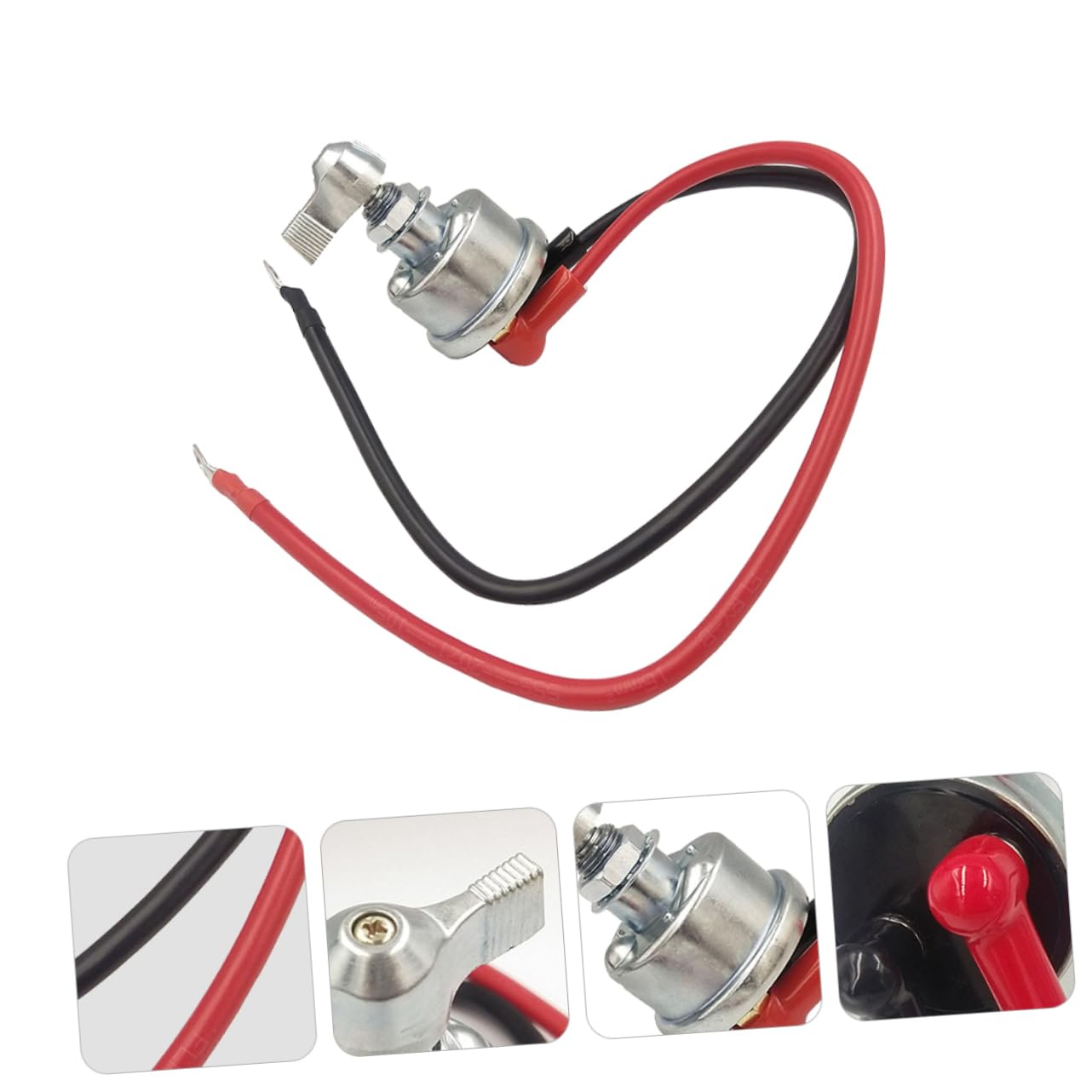 Battery Cut Off Switch for Car Knob Power Kill Parts High Disconnect Isolator Silver Copper Foot Easy Install Kit