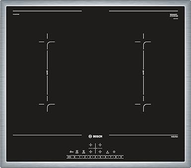 Bosch PVQ645FB5E Series 6 Induction Hob (Self-Stand) / 60 cm/Black/All-Round Frame/DirectSelect / 17 Power Levels/PowerBoost/MoveMode/CombiZone