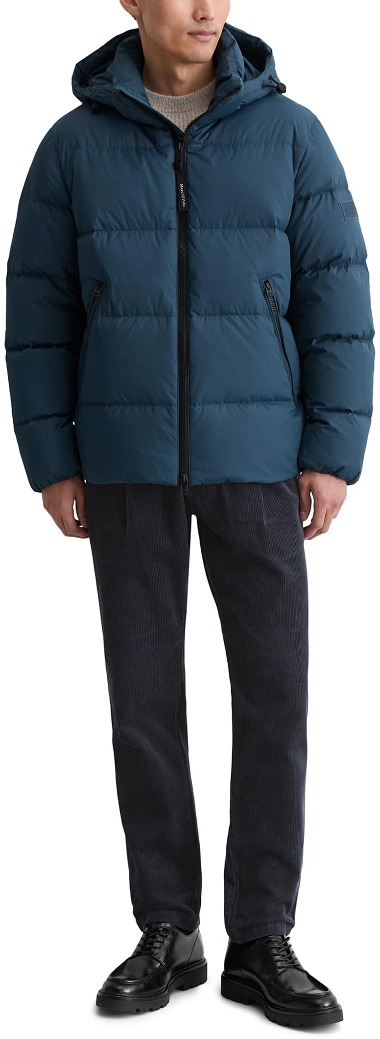 Marc OߴPolo Cazadora de plumas Hombre con capucha desmontable Regular Fit