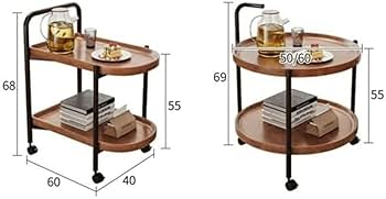 ヴィンテージ 木製キッチンワゴン サービスカート 彫刻 ヴィンテージ 木製キッチンワゴン サービスカート 彫刻