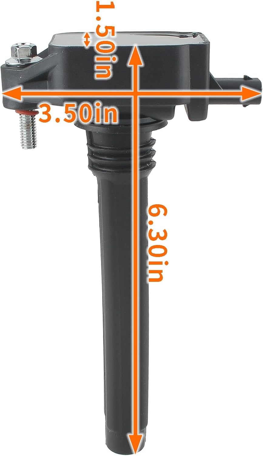 6PCS UF648 Ignition Coil with 97390 Spark Plug for Dodge Challenger Charger Durango Journey for RAM for Jeep Grand Cherokee Wrangler for Chrysler 200 300 Town & Country 3.6L V6