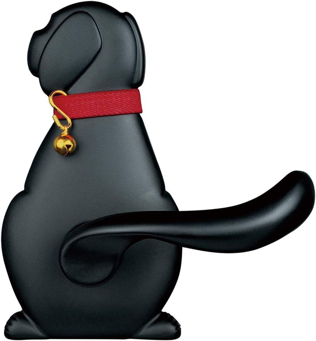Nagasawa Animal Door Lever (Dog Model, Black) for Dog Lovers Woof” (Dog) Model