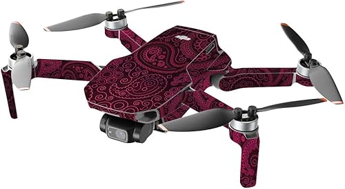 Miniatura 2 de MightySkins Compatible con DJI Mini 2 Dron portátil  Paisley  Funda protectora de vinilo duradera y única  Fácil de aplicar, quitar y cambiar de