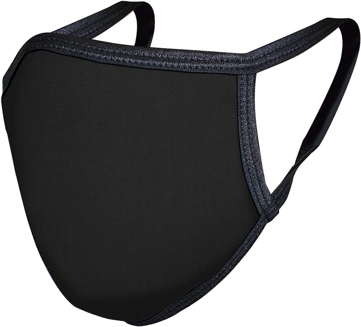Collective Official Made in USA Sports Performance Face Mask, Black, Women (Regular)