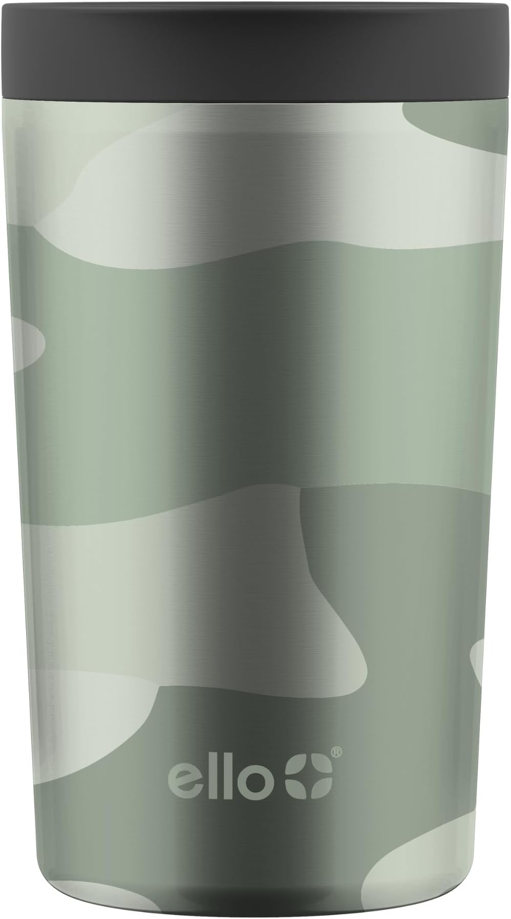 Ello Jones Stainless Steel Travel Coffee Mug - Travel Tea Mug, 11oz, Camo
