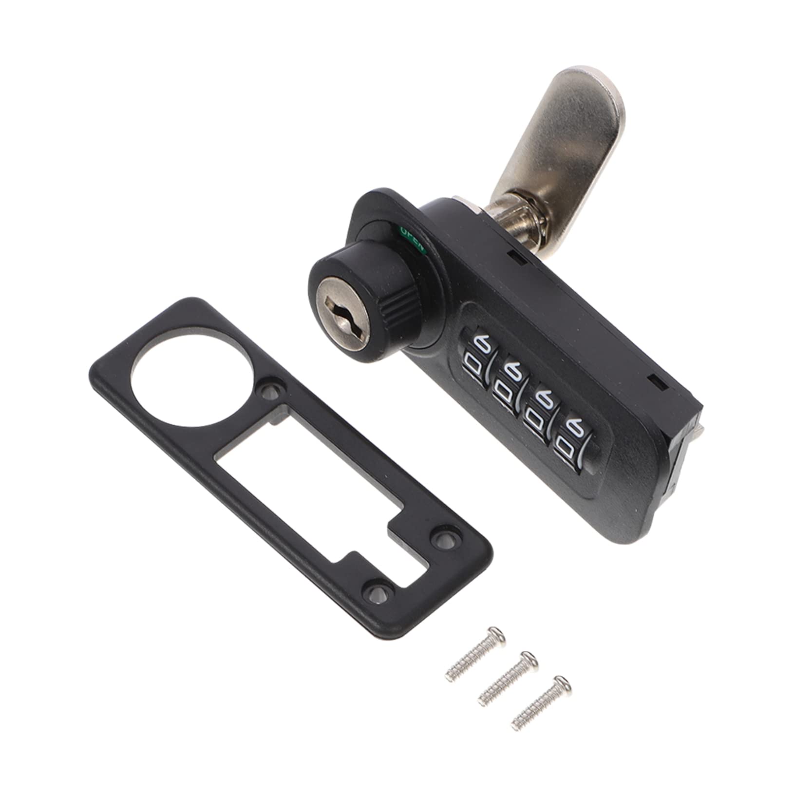 Holibanna Mechanical Combination Lock for Lockers Cabinets Left Swing Design Easy Password Reset Durable Security for Cabinets for Home Office Use