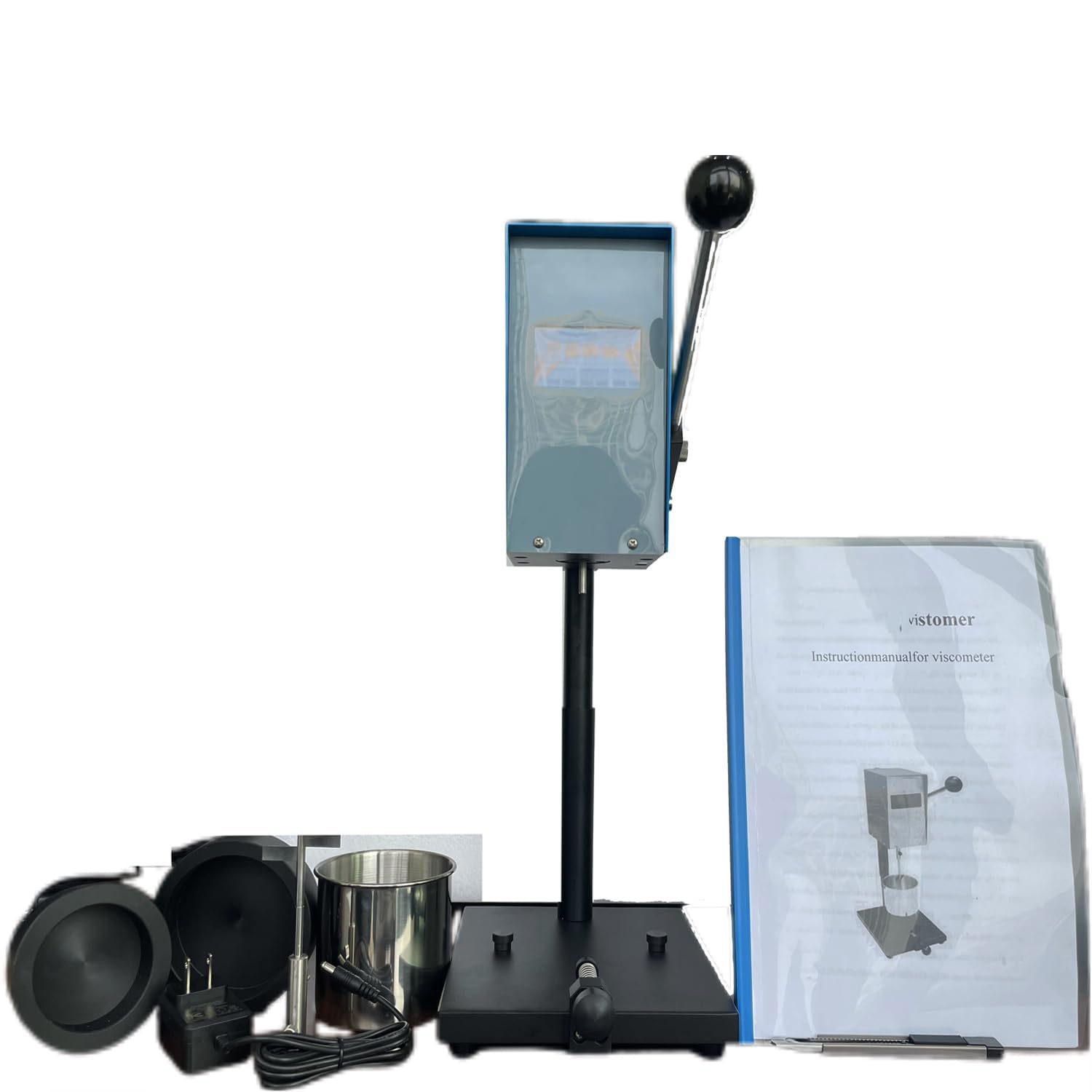 Stormer Type Viscometer with 40.2~141.0KU 27cP~5250cP 10W Power 2.0% Accuracy KU CP G Temp Display for Viscosity Measurement of Printing Ink Coating in Lab and Workshop
