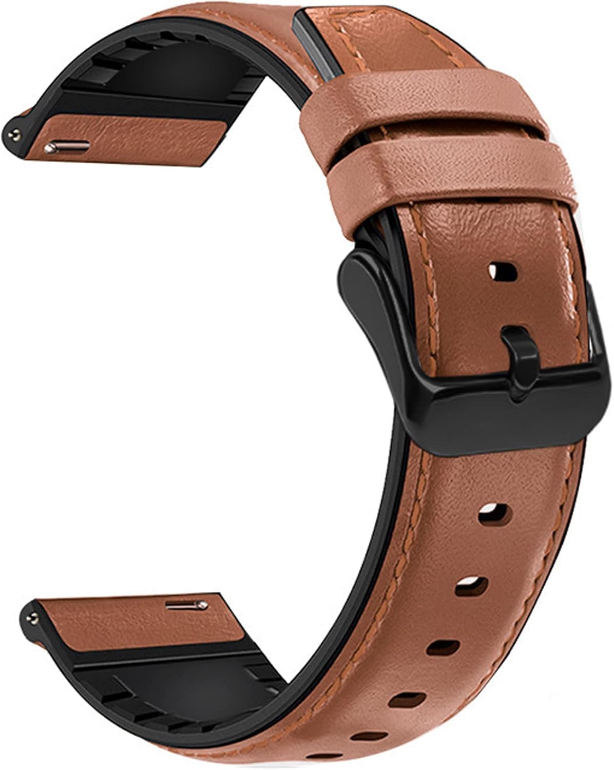 EIGIIS Watch Band for Smart Watch KE3 KE5 KE6 K22 K55 K57 Universal Band Width 22mm Soft Silicone Sport Wristbands Replacement Strap Classic Clasp Leather Band Business Stainless Steel Band