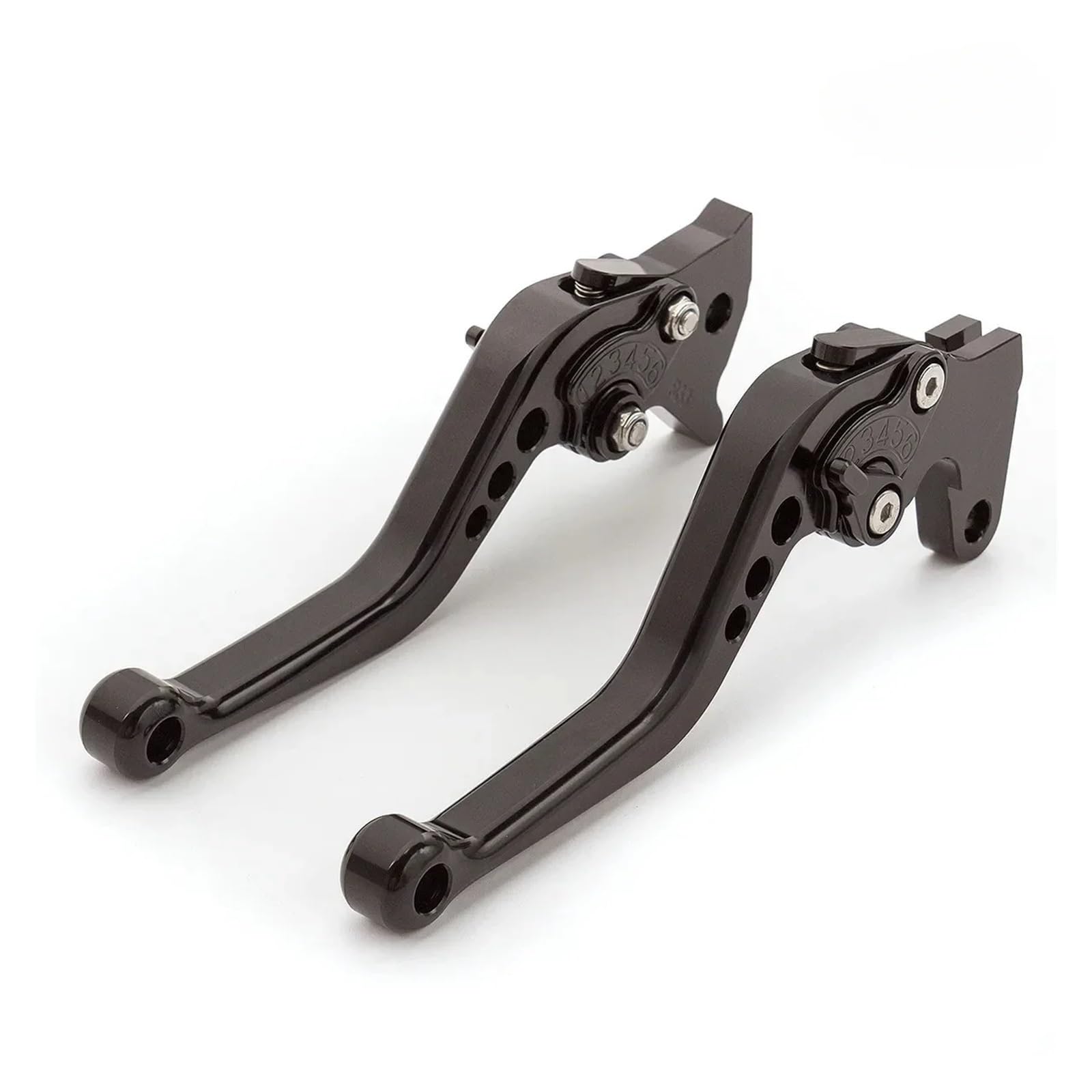 Ywqjiopm Black Motorcycle Brake Clutch Lever Universal Motorcycle Clutch Brake Handle Lever Fit For Motorbike Accessories Modification Brake Clutch Levers