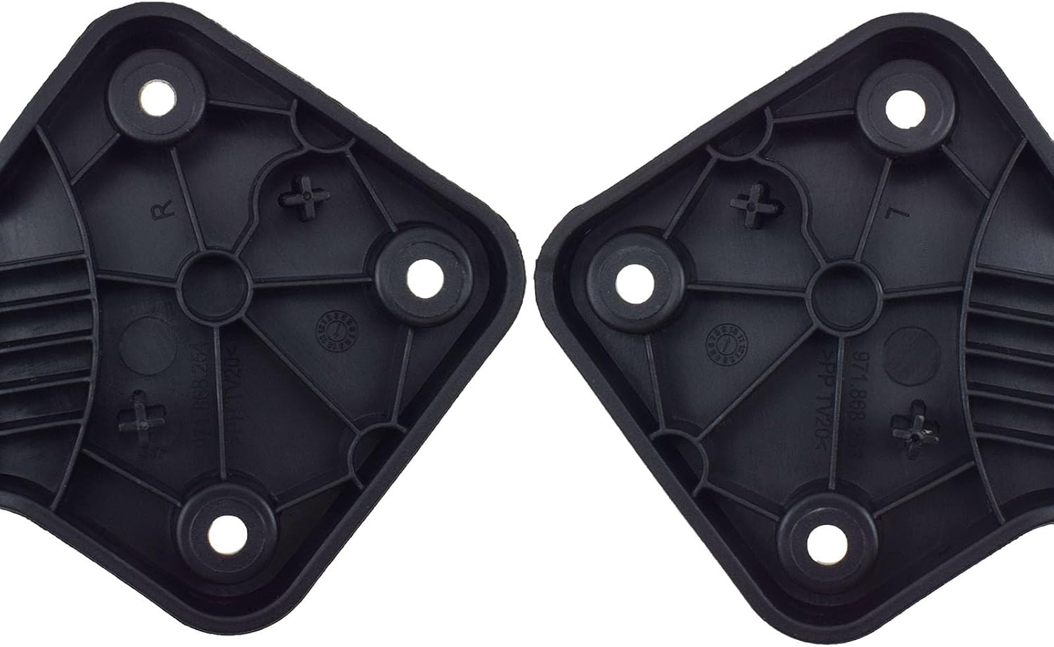 Pair Rear Luggage Storage Curtain Panel Lock Buckle Fit For Porsche Panamera 971 2017-2023 9718682531E0 9718682541E0