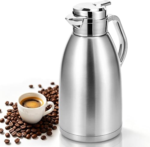 Cafetière isotherme en acier inoxydable de 2,3 l COZHYESS