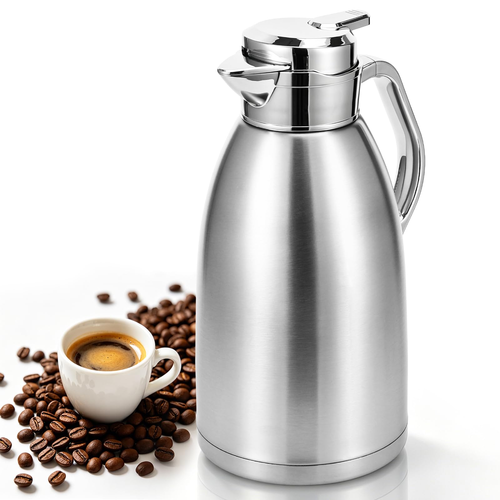 Cafetière isotherme pour garder le café chaud longtemps sans fuite