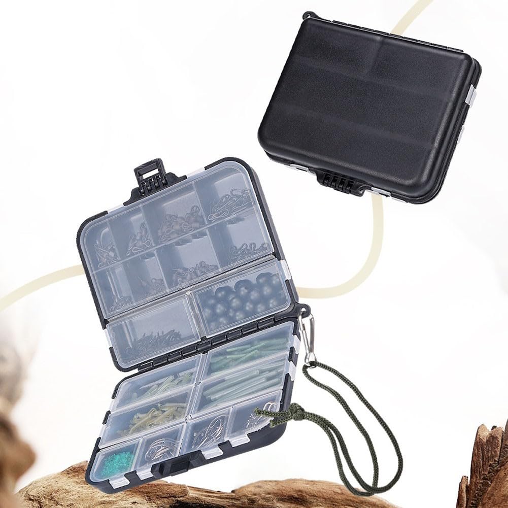Kit de 420 pièces de pêche à la carpe avec boîte pratique pour des journées de pêche réussies