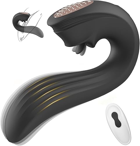 Vibrador de juguetes sexuales para adultos para mujeres – Vibradores de empuje de lengua 3 en 1, consolador de rosa, juguetes sexuales con 9