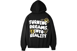 Men's Graphic Letter Print Drawstring Street Hoodies