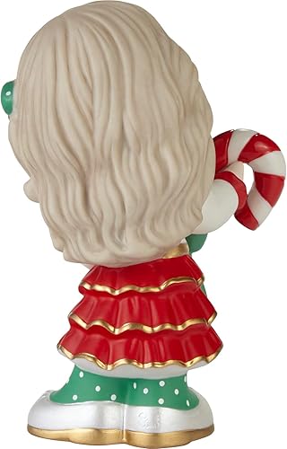 Miniatura 4 de Precious Moments 231001 Sweet Christmas Wishes 2023 - Figura de porcelana con fecha de bisque