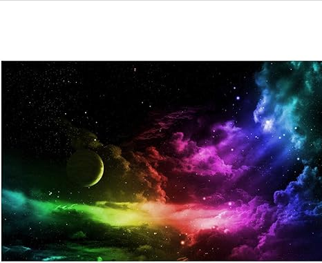 Amazon Xbwy 3dギャラクシースターライトブルースカイナイトキラキラ壁紙壁 250x175cm 壁紙