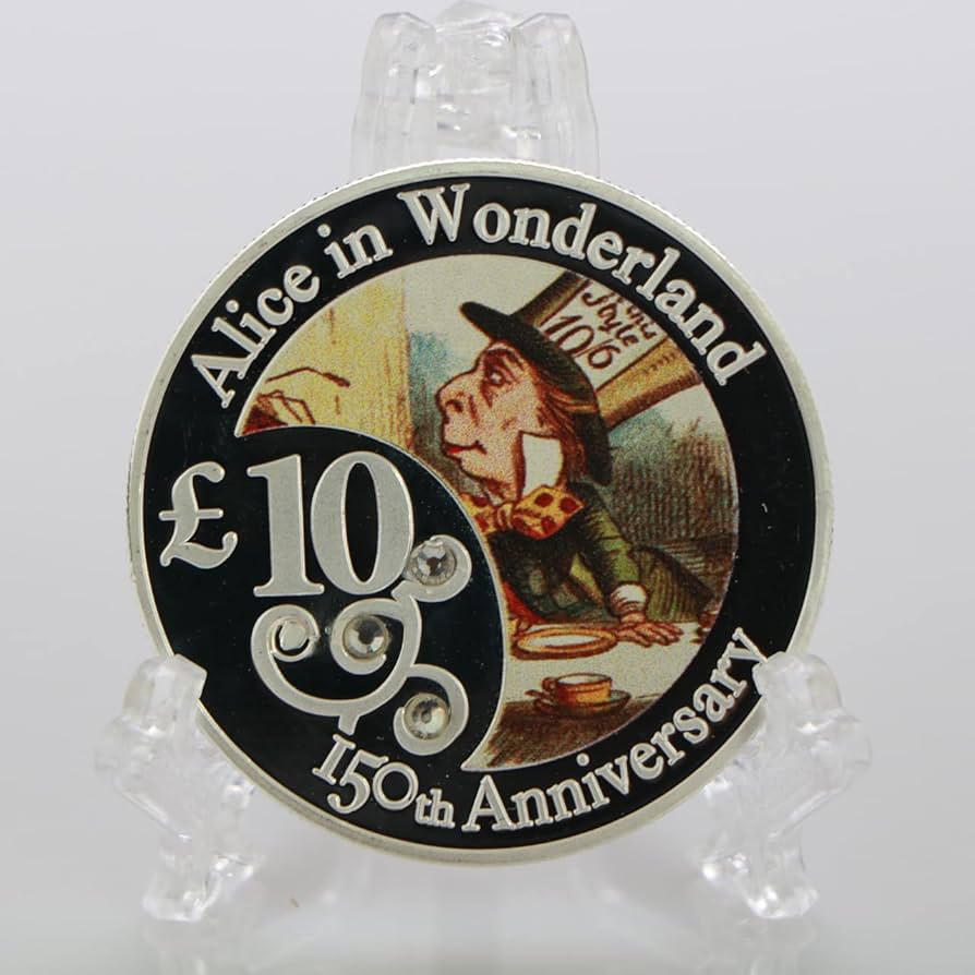 【銀貨】不思議の国のアリス　【最高鑑定】 銀貨】不思議の国のアリス 【最高鑑定】