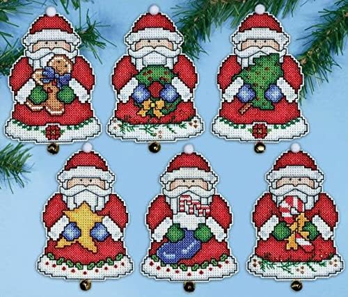 Design Works Santa's Gifts Christmas Ornament Cross Stitch Kit