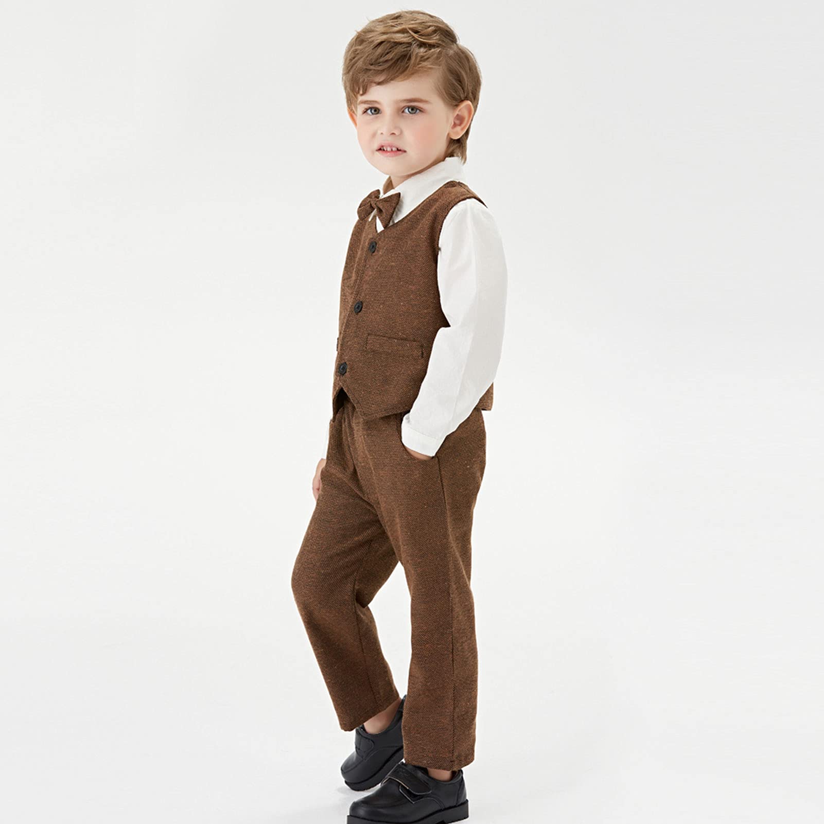 Baby Jungen Anzüge Gentleman Sakkos Kleinkinder Taufe Hochzeit Weihnachten Kinder Smoking Bekleidungsset