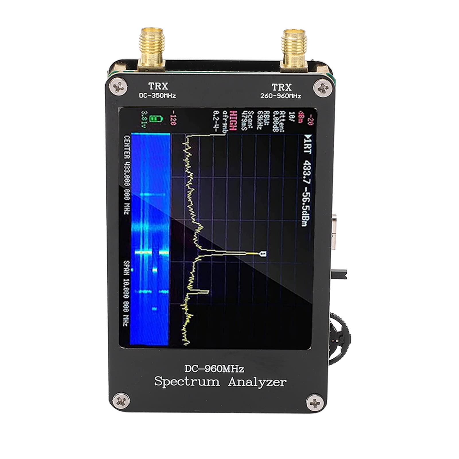 HANDHELD SPECTRUM ANALYZER 2.8 Touchscreen MF/HF/VHF UHF Input EUR 51,49 - DE