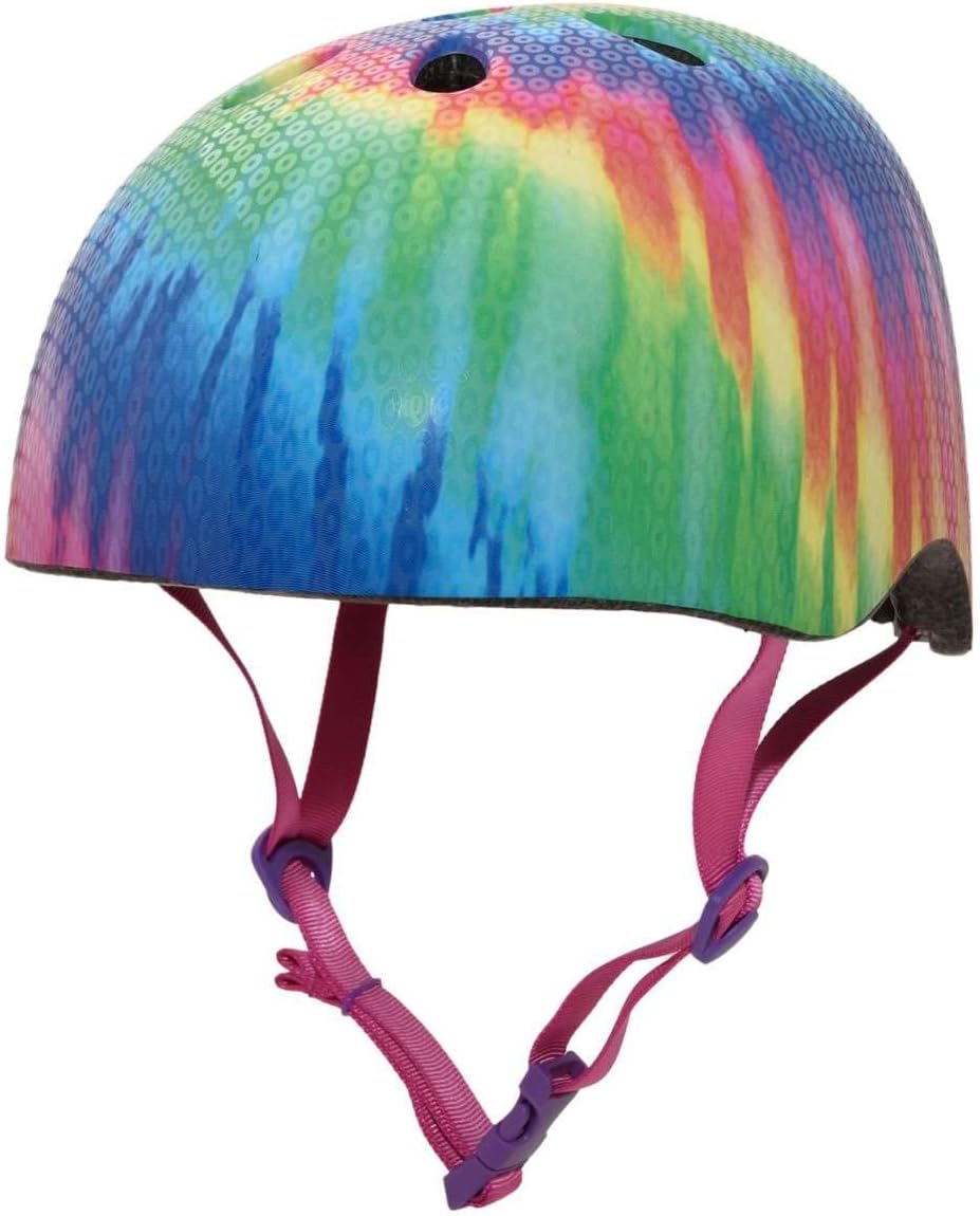 Girls Bike Helmet, Free Spirit Tye Dye