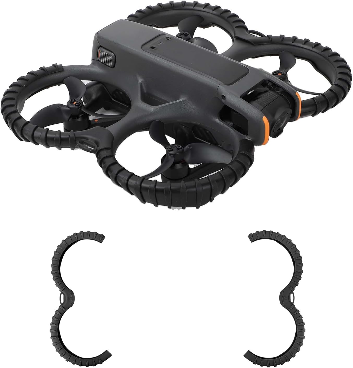 AVATA 2 Propeller Guard Protector,Prop Bumper Anti-Collision Protective Cover for DJI AVATA 2 Drone Accessories (Black)