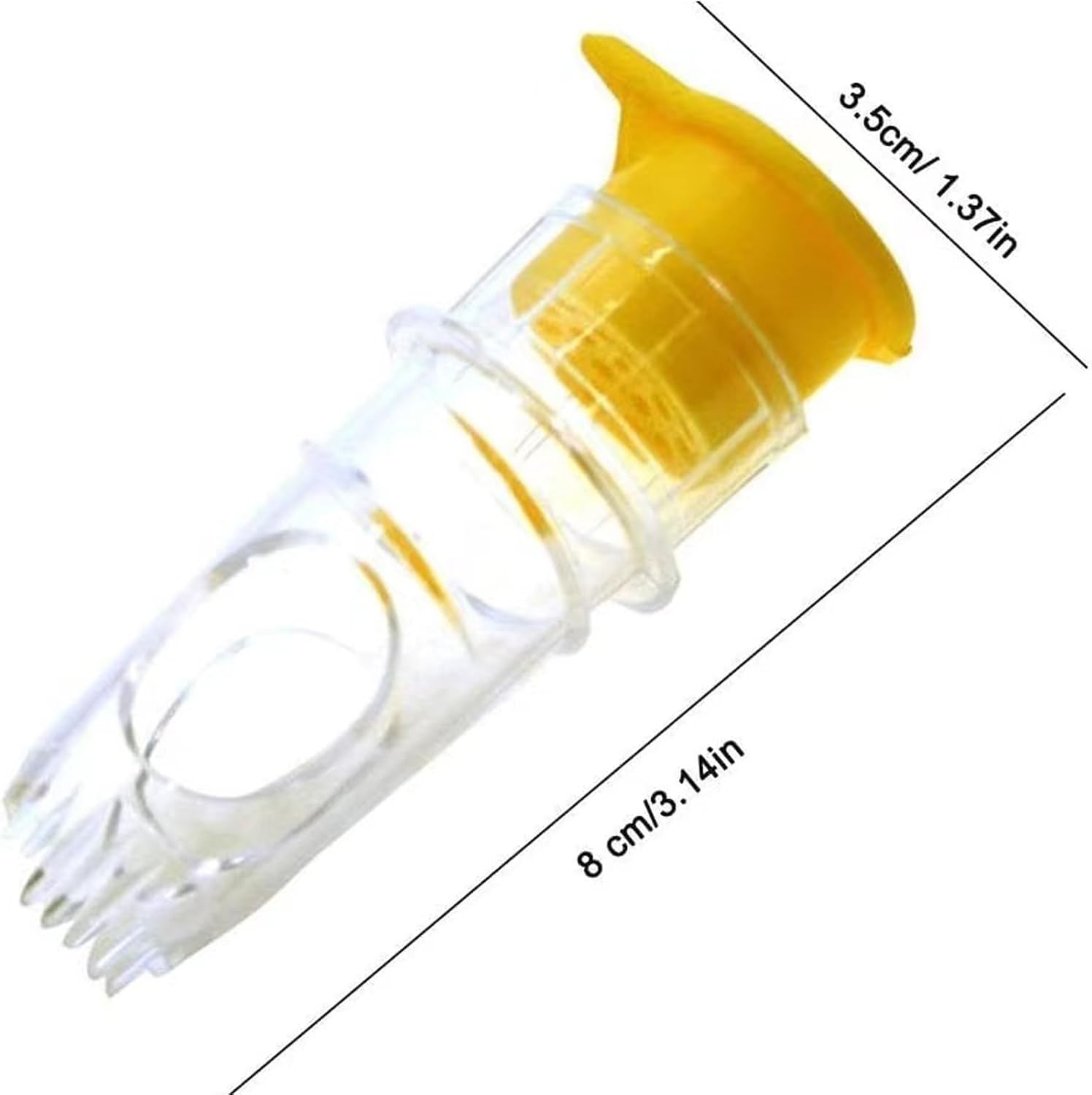 Screw Top Lemon Squeezer 2 Pack, Handheld Lemon and Lime Juicer with Built-In Filter and Storage Lid, Manual Citrus Juice Squeezer for Kitchen, Drinks and Cooking, Yellow and Green