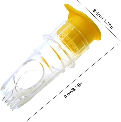 Miniatura 2 de Exprimidor de limón con tapa de rosca, exprimidor de limón, exprimidor de limón de mano, mini exprimidor manual de limón con tapa (2, amarilloverde)