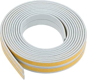 Foam Tape Adhesive Weather Stripping 9mm Wide 6mm Thick, 2.5M Long Black 2pcs Black - View #11