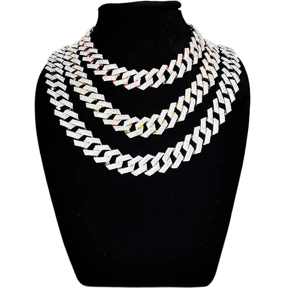 Buy HH Bling Empire Iced Out Diamond Cuban Link Chain for Men