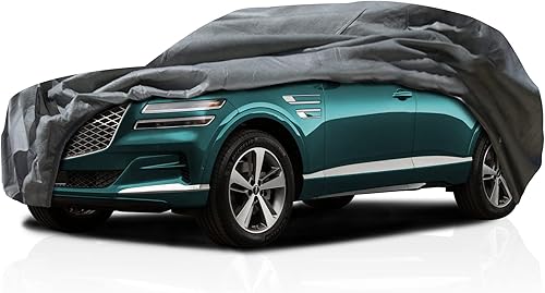 Funda de coche de 5 capas para Genesis GV80 2021-2024, ajuste semi personalizado, cobertura completa, contaminación, polvo, sol, nieve, lluvia,