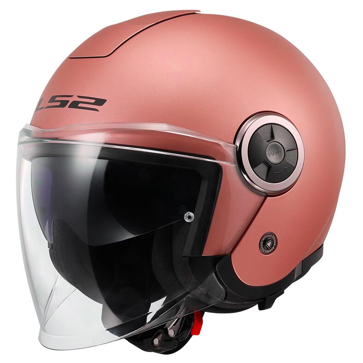 LS2, Casco Moto Jet CLASSY SOLID Gold Pink, XL