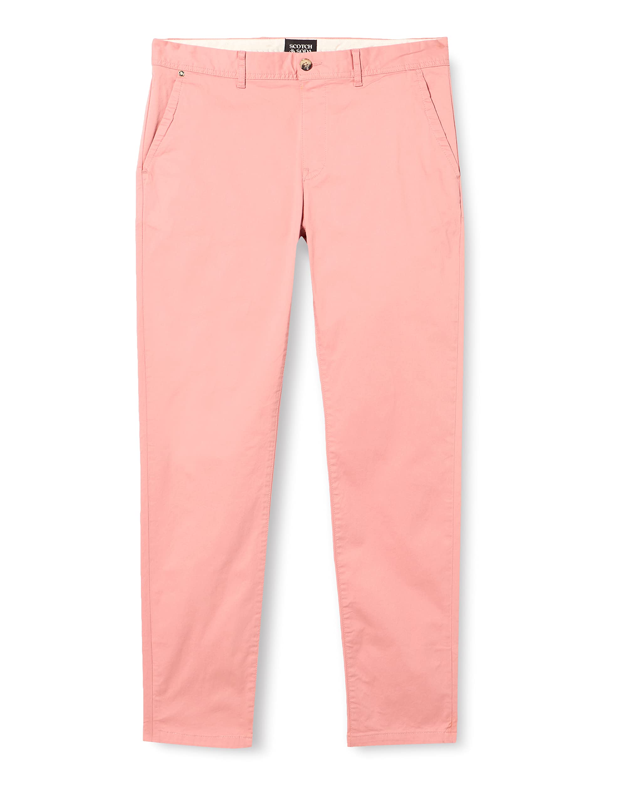Scotch & Soda Herren Essentials- Mott Seasonal Extension Chino Pants, Flamingo 1197, 33W / 32L EU