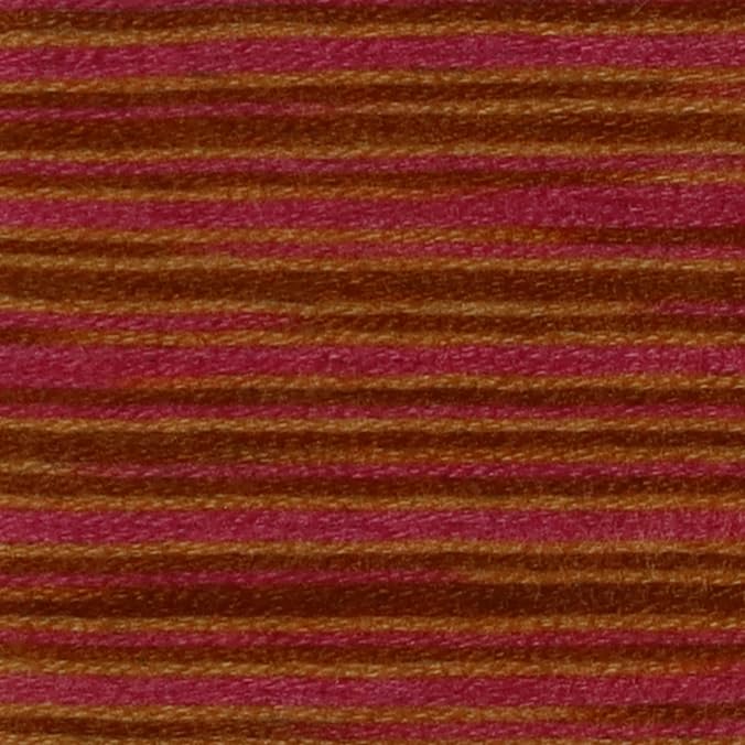 Image of KCS Big skeins of 25 Meters Size 25 Color Variegated Cross Stitch Stranded Threads,6 skeins,4130