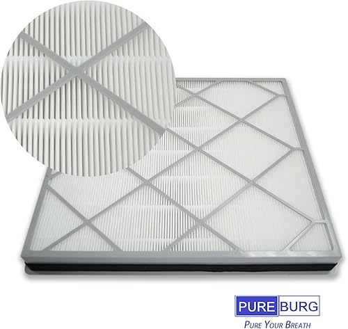 Miniatura 4 de PUREBURG HE4FKPET - Filtro de repuesto compatible con purificadores de aire Shark HE401 y HE402 HE405, carbón activado HEPA H13 filtración de 4