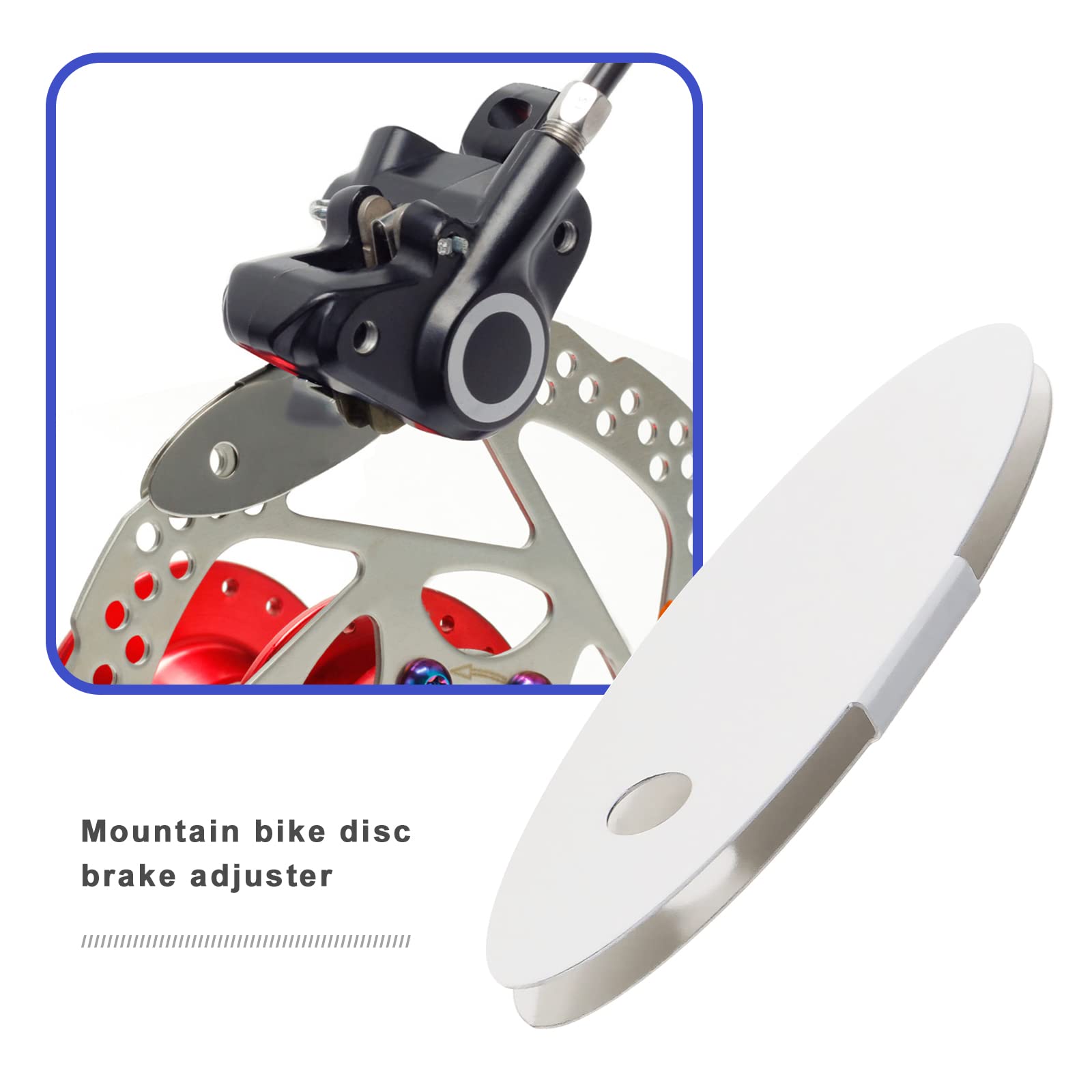 MTB Scheibenbremsbelag-Einstellwerkzeug – 5-teiliges Set, Edelstahl, Für Fahrradbremsen