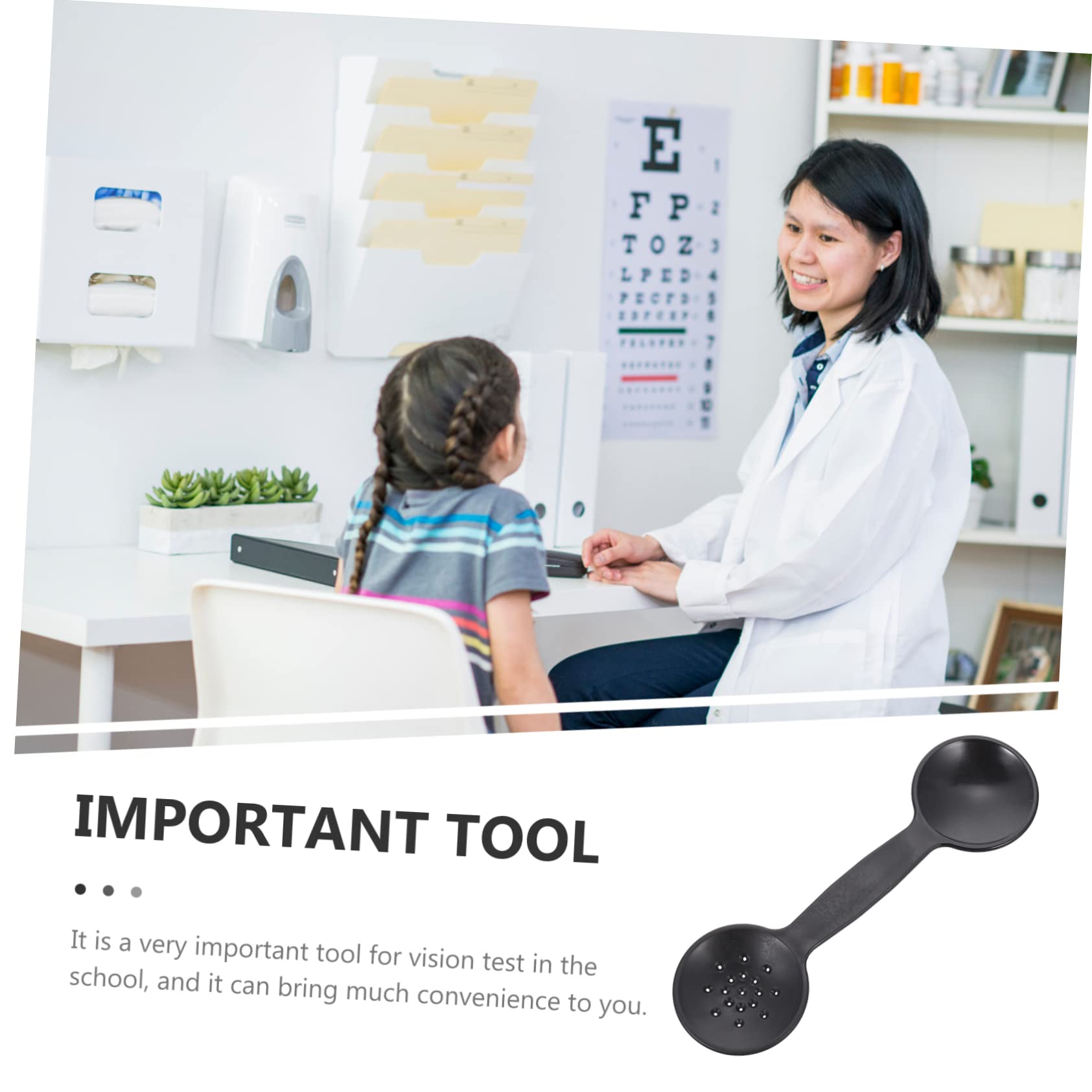 KASHSURG Visual Acuity Eye Chart for Armed Forces 3 Meter (10 Feet)_190_Pack of 1