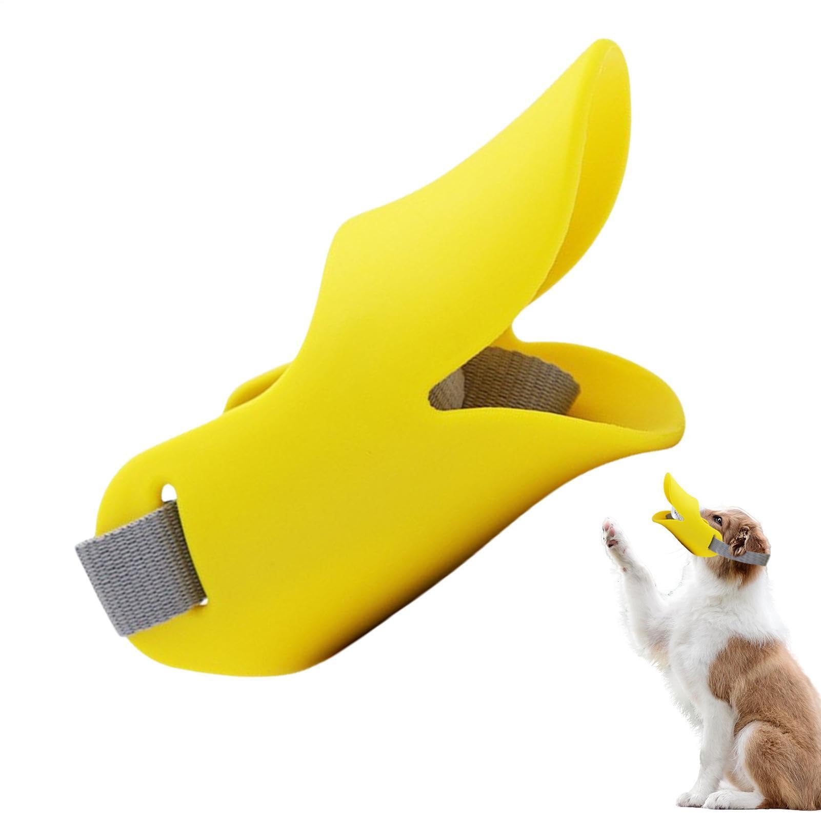 Anti-Biting Muzzle for Dogs, Silicone Duck Mouth Dog Muzzle