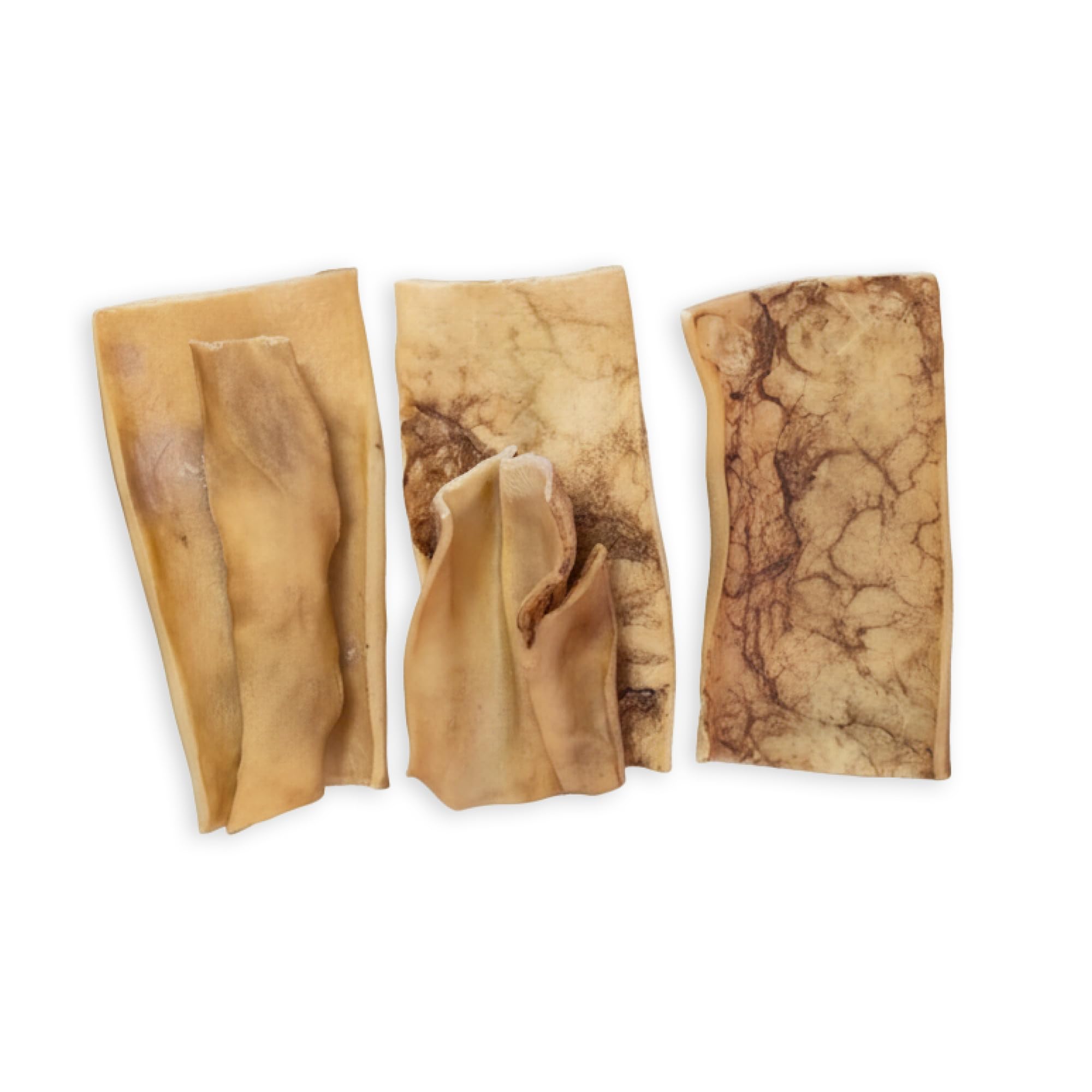 3 kg Pferdehaut für Hunde getrocknet - Hypoallergener Kausnack & Belohnung - Getrocknete Pferdekopfhaut Extra Hart - Idealer Kauartikel für Allergiker