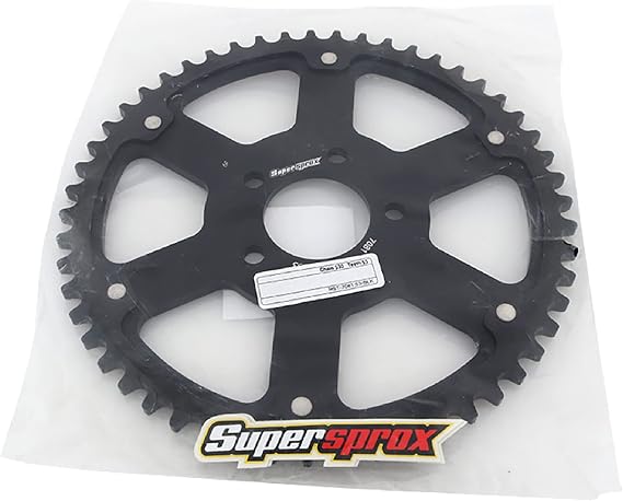 Supersprox Stealth Sprocket 53T Black For Hd '00-Up