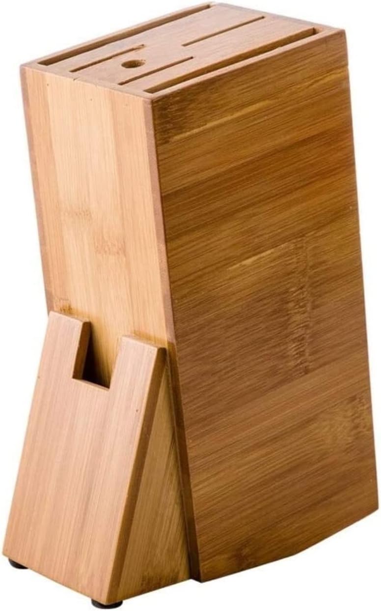 Knife Block Storage Stand Kitchen,Only Selling Cutter Holder,Bamboo Knives Shelf Rack Accessories Tool